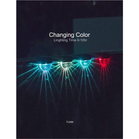 Solar Deck Lights, Outdoor Lighting Backyard Decor Outside Step Lights Garden - Picture 5 of 6